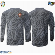 Moški Nogometni dresi Portugalska Vratar Gostujoči EP 2024 Dolgi Rokav